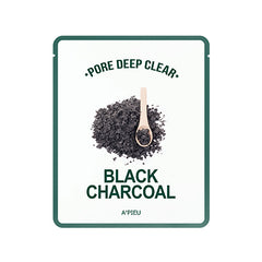 [Apieu] PORE DEEP CLEAR BLACK CHARCOAL MASK 1 ea