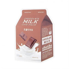 [Apieu] Milk One Pack #Chocolate Milk (1ea = 1sheet)