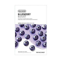 [THEFACESHOP] [THEFACESHOP] Real Nature Blueberry Mask 20g