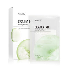 [NACIFIC] Cica Tea Tree Relaxing Mask Pack 10ea 300g