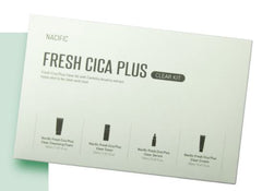 [NACIFIC] Fresh Cica Plus Clear Kit (toner 30ml + serum 10ml + cream 20ml + cleansing 30ml)