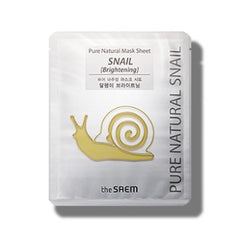 [the SAEM] Pure Natural Mask Sheet [Snail Brightening]